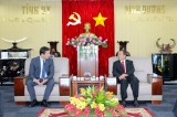 Provincial leaders receive General Director of P&G Gamble Vietnam Co.Ltd.