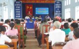 Đại biểu Hội đồng nhân dân tỉnh tiếp xúc cử tri tại phường Bình Chuẩn, TX. Thuận An