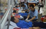 180 đoàn viên thanh niên tham gia hiến máu tình nguyện