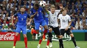 欧洲杯： 法国2-0德国杀进决赛