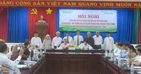 平阳省越南祖国阵线委员会与资源环境厅签署环保与应付气候变化行动配合计划