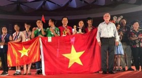 越南在2016年环球自然日全球总决选中喜获金牌