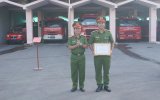 Cảnh sát PC&CC tỉnh: Tổ chức khen thưởng đột xuất đầu tháng