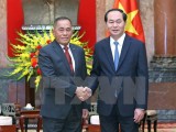 Chủ tịch nước Trần Đại Quang tiếp Bộ trưởng Quốc phòng Indonesia
