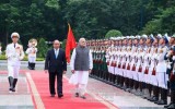 Thủ tướng Nguyễn Xuân Phúc chủ trì lễ đón Thủ tướng Ấn Độ