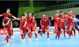 VN futsal team up three spots in rankings