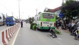 Xe buýt gây tai nạn, một người tử vong tại chỗ