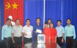 Xí nghiệp cấp nước Thuận An: Vận động cán bộ, nhân viên đóng góp ủng hộ đồng bào miền Trung