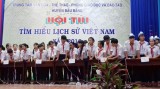 Hội thi tìm hiểu lịch sử Việt Nam huyện Bàu Bàng: trường THCS tham gia