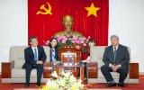 Lãnh đạo tỉnh tiếp xã giao Tổng lãnh sự nước Cộng hòa nhân dân Trung Hoa tại TP.HCM