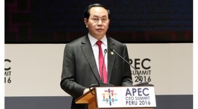 越南国家主席陈大光出席亚太经合组织工商领导人峰会闭幕会
