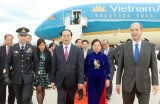 President Tran Dai Quang begins State visit to Italy