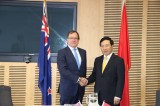 越南政府副总理兼外长范平明与新西兰外长默里·麦卡利举行会谈