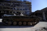 Syrian government forces press attack in east Aleppo