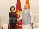 Chủ tịch Quốc hội Việt Nam hội kiến Thủ tướng Ấn Độ Narendra Modi