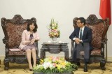 越南政府副总理武德儋会见日本自民党领导人