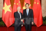 Tổng Bí thư hội kiến với Thủ tướng Quốc vụ viện Trung Quốc