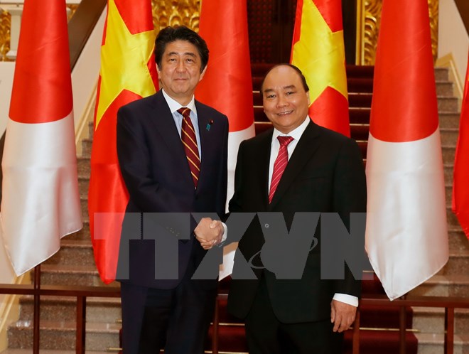 Thủ tướng Nguyễn Xuân Phúc hội đàm với Thủ tướng Nhật Bản Shinzo Abe