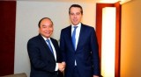 越南政府总理阮春福会见奥地利总理克里斯蒂昂•克恩