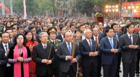 越南政府总理阮春福出席纪念玉回-栋多大捷228周年仪式