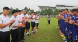 Đội bóng Becamex Bình Dương khai xuân tập luyện đầu năm Đinh Dậu 2017: Tự tin chinh phục thử thách…