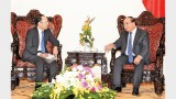 越南政府总理阮春福会见日本贸易振兴机构驻越首席代表川田