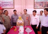 Lãnh đạo thị xã Thuận An thăm Chùa Bà nhân dịp rằm tháng Giêng năm 2017