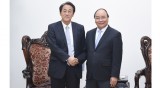越南政府总理阮春福会见日本驻越南大使梅田邦夫