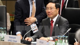 越南政府副总理兼外交部长范平明出席G20外长会议并发表演讲