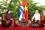 越南国会副主席丛氏放访问古巴的系列活动报道