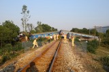 Tàu hỏa đâm xe ben ở Thừa Thiên-Huế: Nỗ lực đêm nay thông tàu