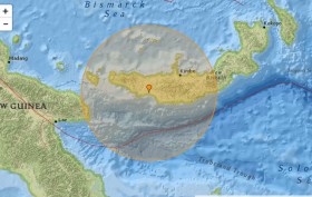 Lại xảy ra động đất mạnh 6,5 độ Richter ở Papua New Guinea