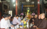 Đoàn khảo sát của Ban Chỉ đạo Trung ương: Đến thăm và làm việc với Giáo hội Phật giáo Việt Nam tỉnh Bình Dương