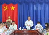 Provincial leaders work with Bau Bang, Ben Cat’s Party Committees