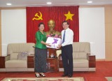 Delegation of Cambodian women for peace and development visit Binh Duong