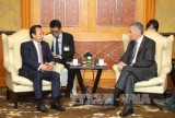 Singaporean PM meets Hanoi, Da Nang officials