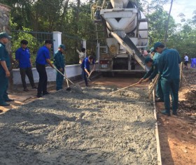 Ban CHQS TX. Thuận An: Ra quân làm công tác dân vận năm 2017