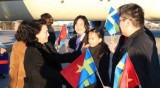越南国会主席阮氏金银开始对瑞典进行正式访问