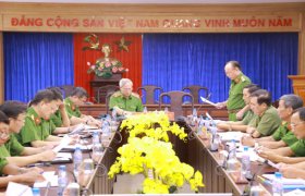 Kiểm tra công tác phòng chống tội phạm quý I - 2017 tại Bình Dương