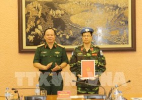 More Vietnamese officer joins UN peacekeeping mission