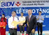 Ngân hàng BIDV Chi nhánh Mỹ Phước: Trao tặng xe cứu thương cho Trung tâm Y tế huyện Phú Giáo