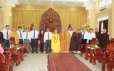 Lãnh đạo tỉnh thăm, chúc mừng Ban trị sự Giáo hội Phật giáo Việt Nam tỉnh