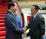 越南国家主席陈大光开始对中国进行国事访问