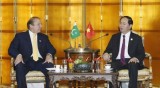 越南国家主席陈大光会见巴基斯坦和日本领导