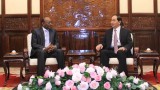 国家主席陈大光会见苏丹驻越大使