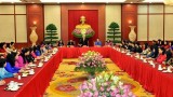 越共中央总书记阮富仲会见国会女性代表小组