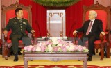 Tổng Bí thư Nguyễn Phú Trọng tiếp Phó Chủ tịch Quân ủy TW Trung Quốc