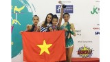 2017年东南亚青年艺术体操锦标赛：越南选手阮河眉夺金
