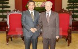 Party chief meets with Lao front President
