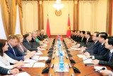 Chủ tịch nước Trần Đại Quang hội kiến Chủ tịch Hạ viện Belarus